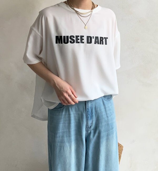  「ジョーゼットロゴTEE」|シャツ・ブラウス|