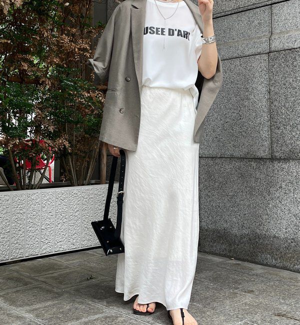  「ジョーゼットロゴTEE」|シャツ・ブラウス|