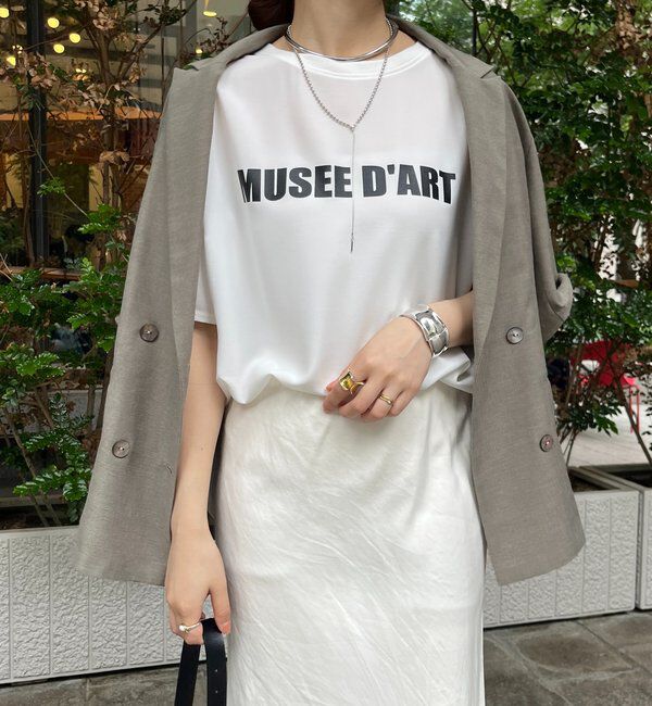  「ジョーゼットロゴTEE」|シャツ・ブラウス|