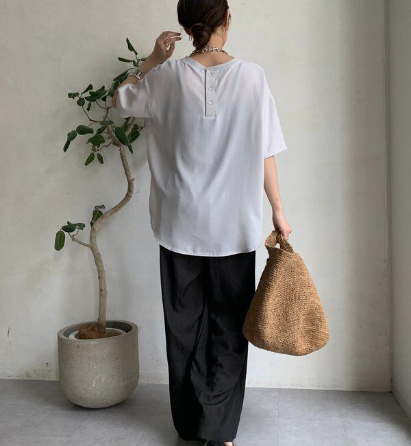  「ジョーゼットロゴTEE」|シャツ・ブラウス|