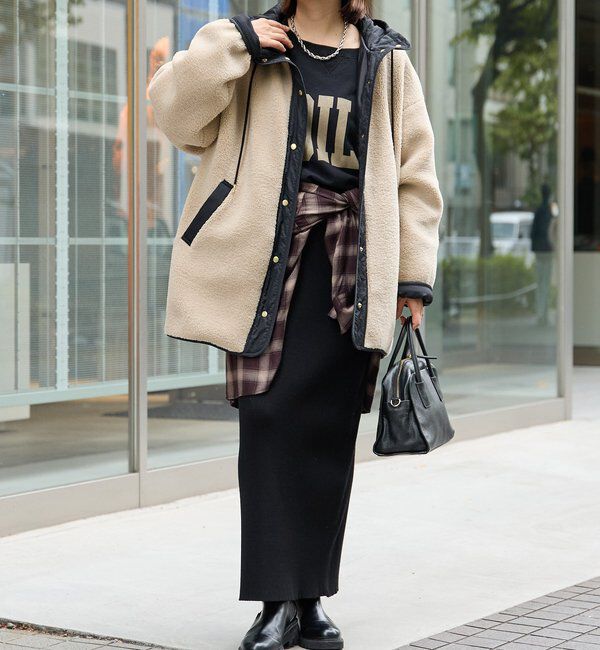  「【マイナス3kg/レビュー高評価☆】リブタイトスカート」|スカート|