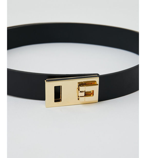  「《ウエスト調整自由自在！》スクエアバックルベルト」|ベルト|