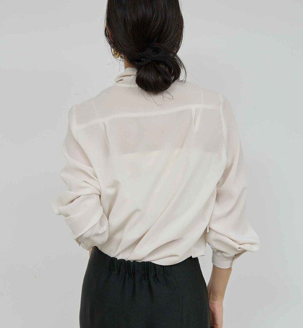  「フィネスボウタイブラウス2」|シャツ・ブラウス|