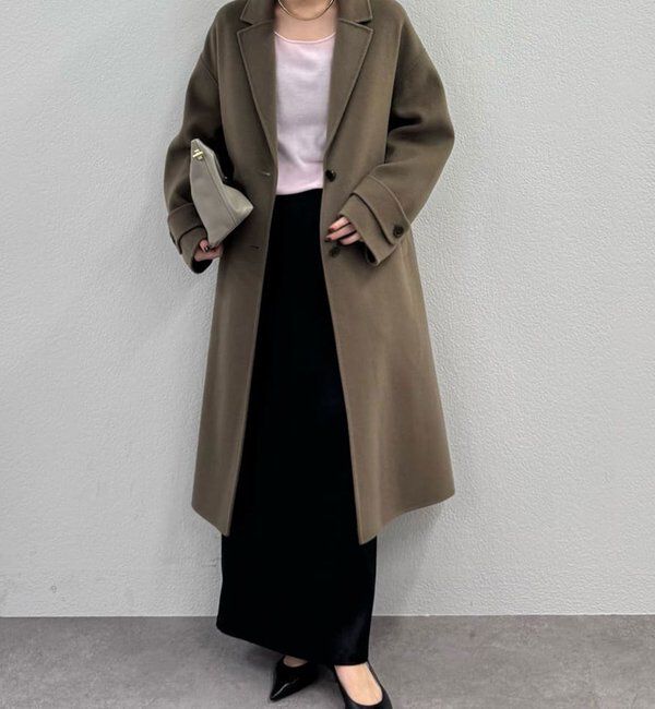  「【手洗い可能】ストレッチサテンタイトスカート」|スカート|