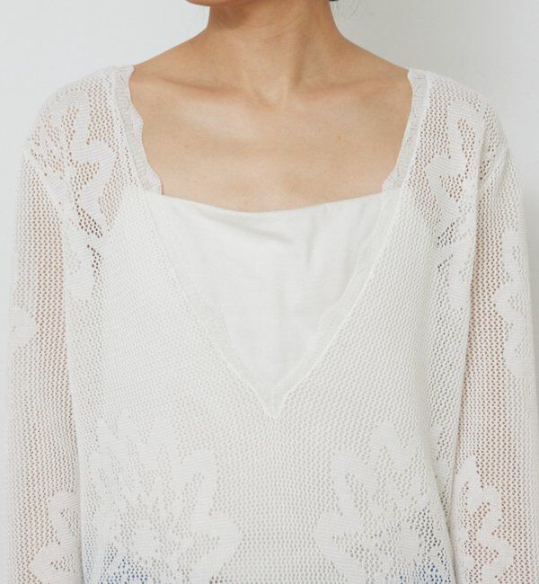  「メッシュニットドレス」|ワンピース|