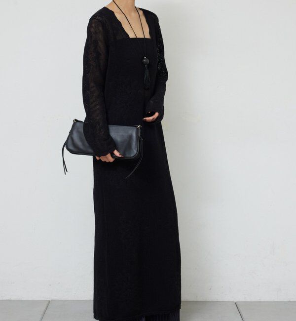  「メッシュニットドレス」|ワンピース|