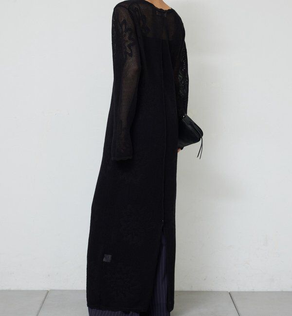  「メッシュニットドレス」|ワンピース|