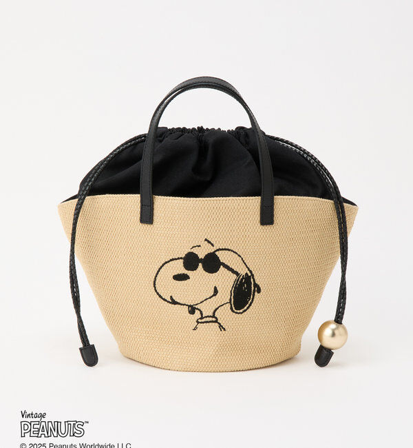  「【再値下げ】《PEANUTS&times;russetコラボ》カゴトートバッグ小」|トートバッグ|