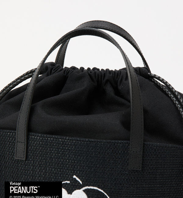  「【再値下げ】《PEANUTS&times;russetコラボ》カゴトートバッグ小」|トートバッグ|