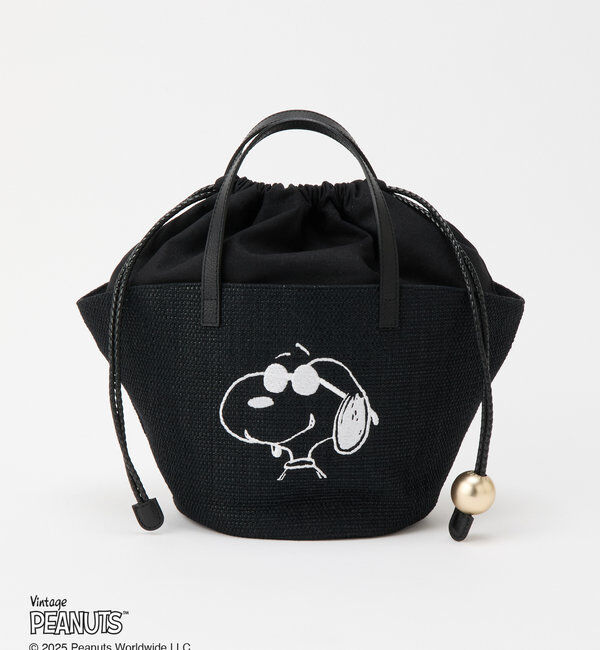  「【再値下げ】《PEANUTS&times;russetコラボ》カゴトートバッグ小」|トートバッグ|