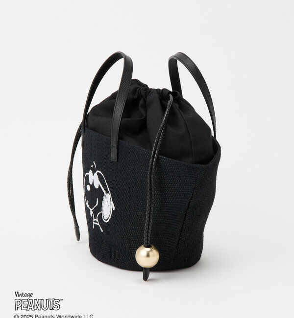  「【再値下げ】《PEANUTS&times;russetコラボ》カゴトートバッグ小」|トートバッグ|