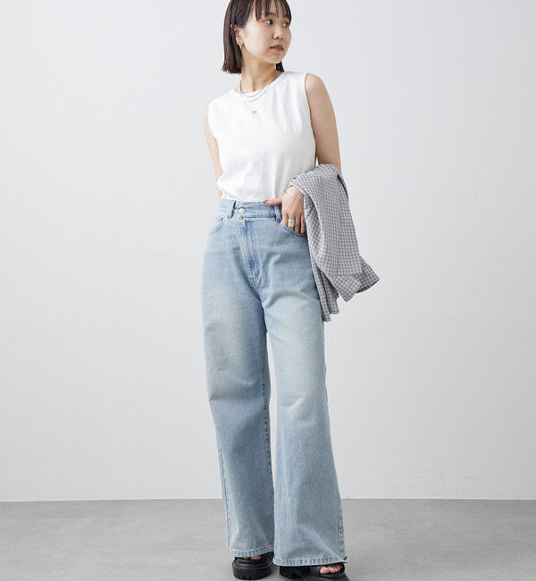  「テレコスリーブレスT」|キャミソール|