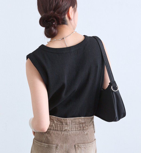  「テレコスリーブレスT」|キャミソール|
