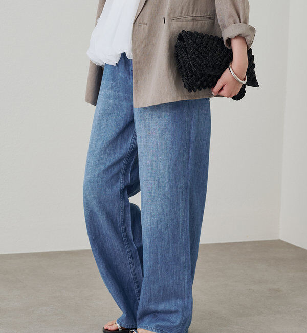  「Healthy denim ストレートデニム」|デニム|ブルー