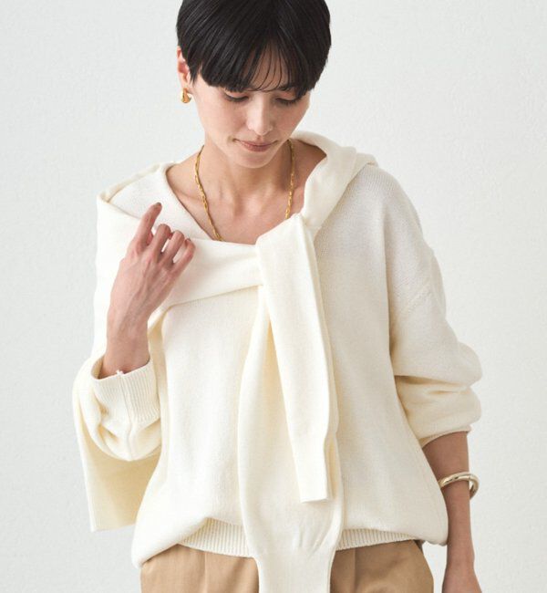  「コットンVニット」|ニット・セーター|