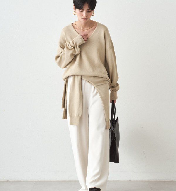  「コットンVニット」|ニット・セーター|