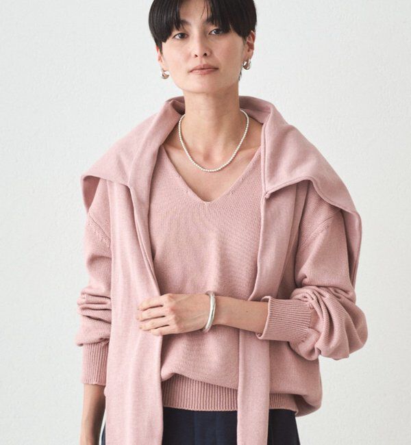  「コットンVニット」|ニット・セーター|