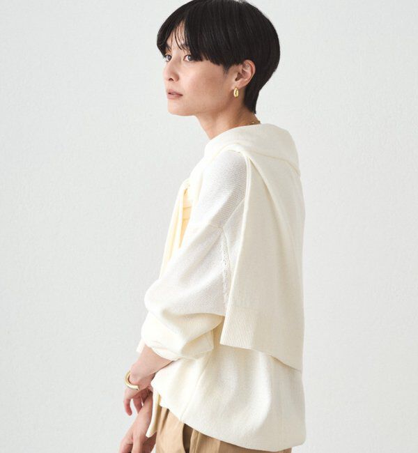 「マルチウェイ肩掛けニット」|ニット・セーター|