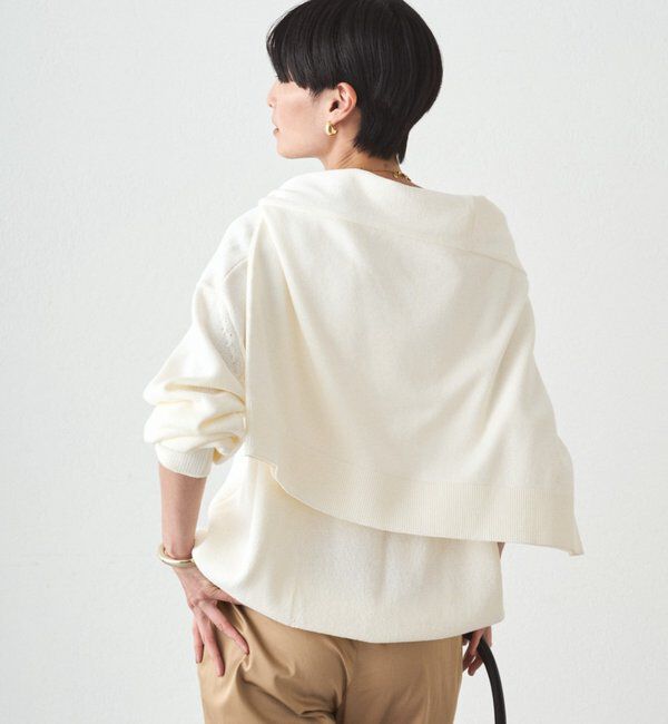  「マルチウェイ肩掛けニット」|ニット・セーター|