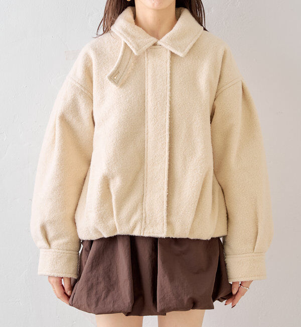  「スタンドツイードジップブルゾン」|ブルゾン・スタジャン|