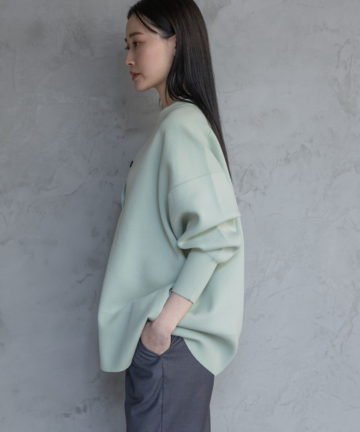 A part by 「【新色追加】スポンジニットBIGカーディガン」|ニット・セーター|