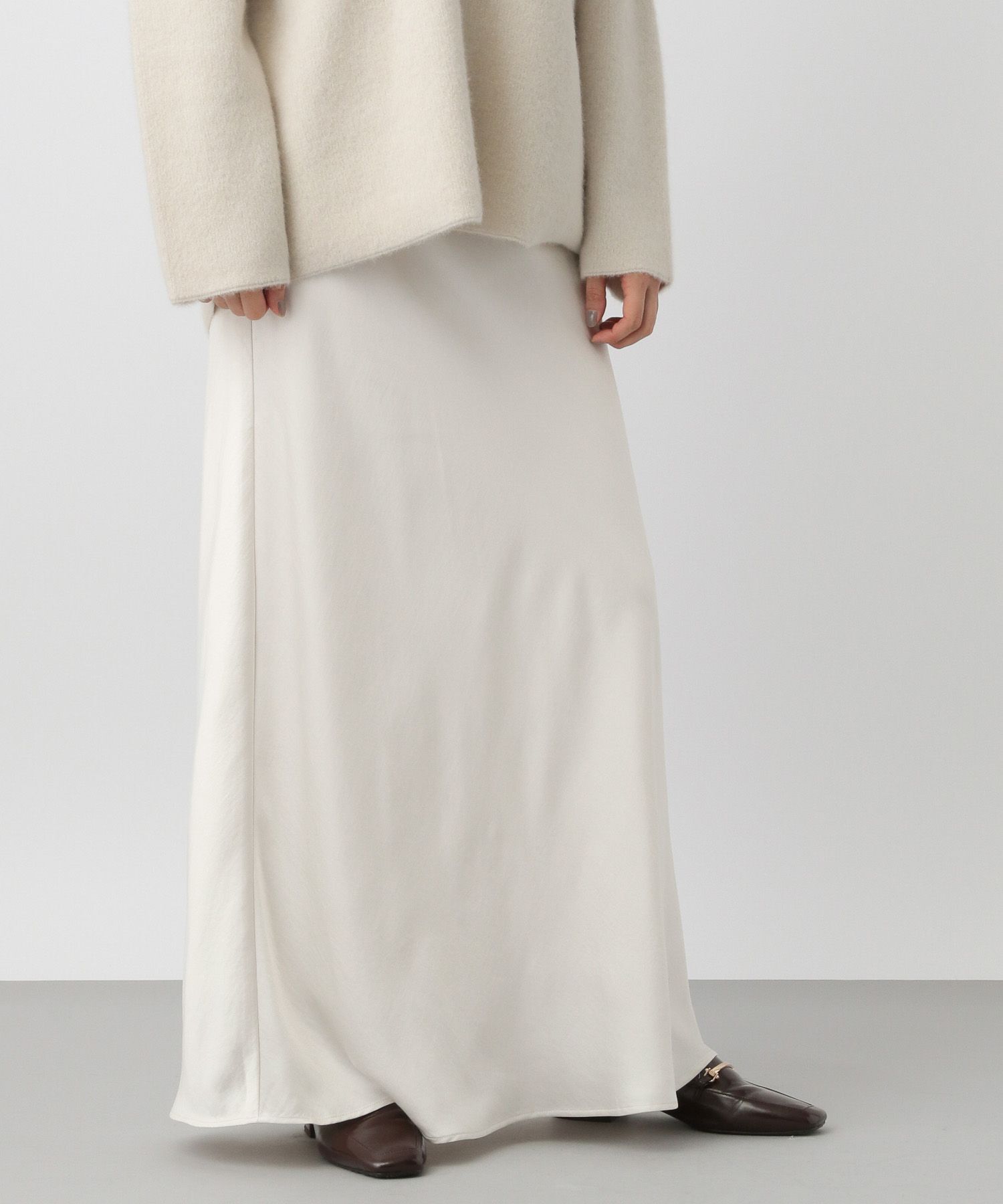 A part by 「シルクライクナロースカート」|スカート|