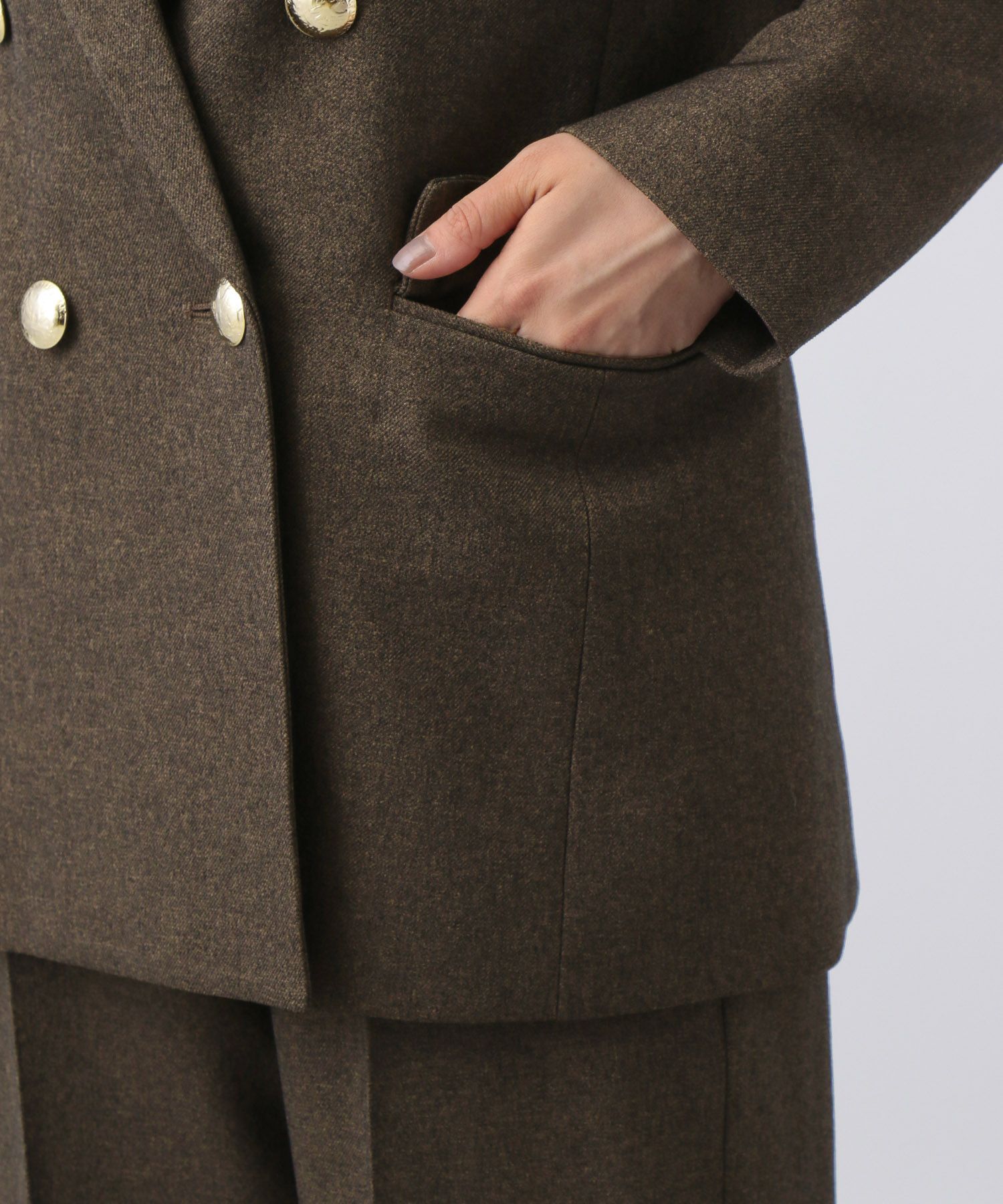 A part by 「【セットアップ対応】Ｗテーラードスリットジャケット」|テーラードジャケット|