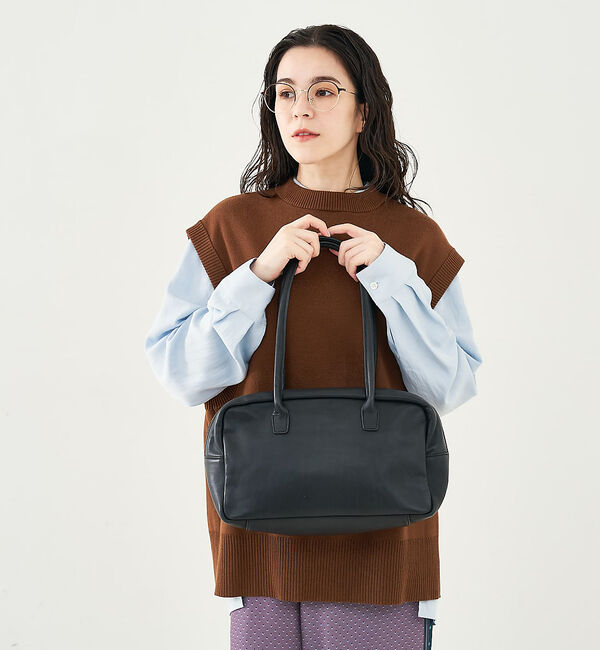 collex「レザーミニボストンバッグ」|ボストンバッグ|