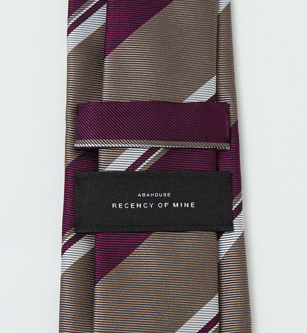 ABAHOUSE「【定番】シルク レジメンタル ネクタイ」|ネクタイ・蝶ネクタイ|