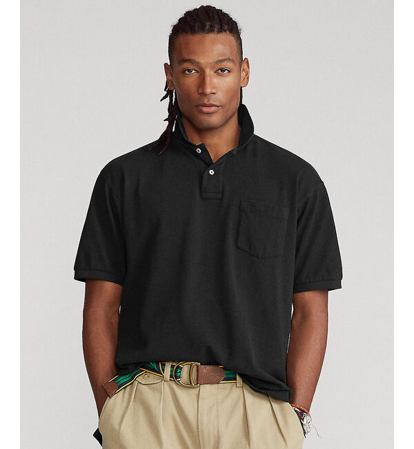 ABAHOUSE「【POLO RALRHLAUREN】ビッグシルエット ポロシャツ」|ポロシャツ|ブラック