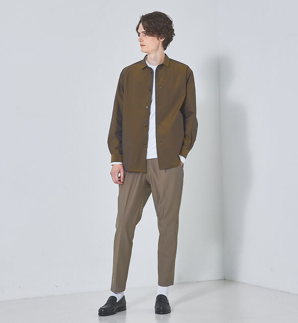 ABAHOUSE「【玉虫シャンブレー】オーバーサイズ シャツアウター」|シャツ・ブラウス|