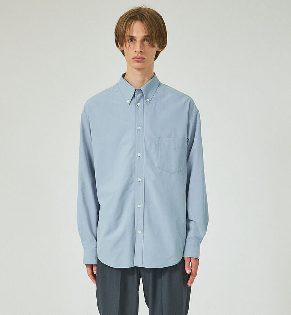 ABAHOUSE「【パウダータッチ】 ボタンダウンシャツ」|シャツ・ブラウス|