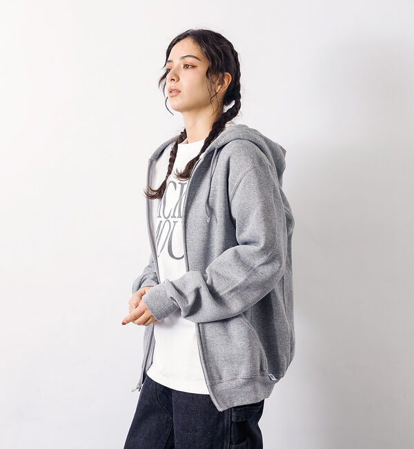 ABAHOUSE「【RUSSELL ATHLETIC/ラッセル アスレチック】 Dri-Power」|パーカー|グレー