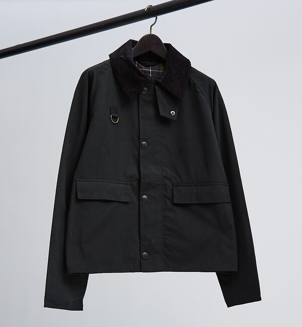 ABAHOUSE「【BARBOUR / バブアー】SPEY スペイ / ピーチスキン コットン /」|ブルゾン・スタジャン|ブラック