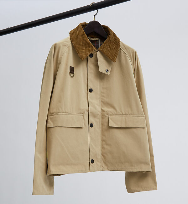 ABAHOUSE「【BARBOUR / バブアー】SPEY スペイ / ピーチスキン コットン /」|ブルゾン・スタジャン|ベージュ