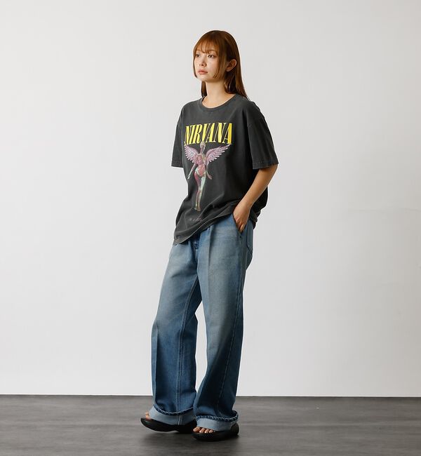 ABAHOUSE「【GOOD ROCK SPEED/グッドロックスピード】NIRVANA TEE」|Tシャツ・カットソー|