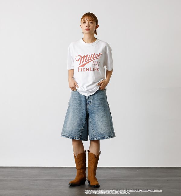 ABAHOUSE「【GOOD ROCK SPEED/グッドロックスピード】Miller Lite」|Tシャツ・カットソー|