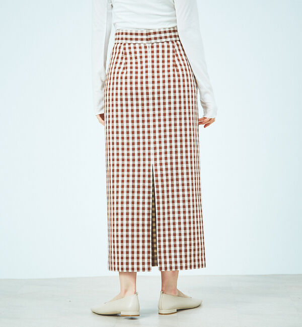 Rouge vif「ビックギンガムスカート」|スカート|