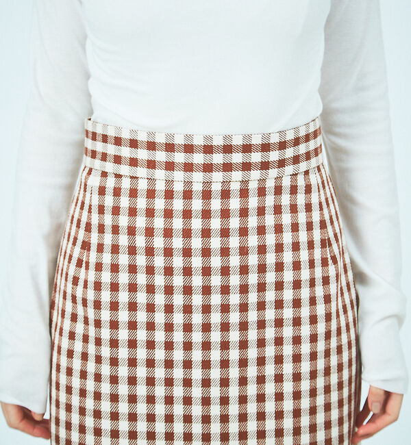 Rouge vif「ビックギンガムスカート」|スカート|