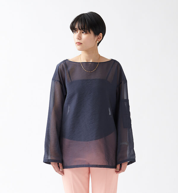 Rouge vif「シアープルオーバー」|シャツ・ブラウス|