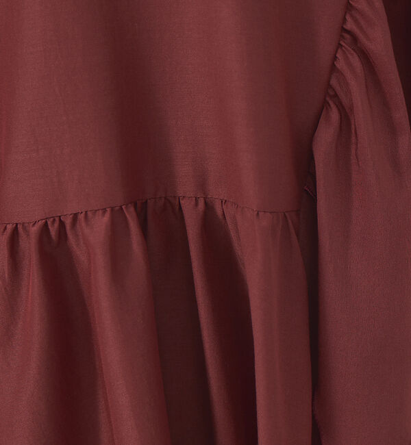 Rouge vif「ギャザースクエアフリルブラウス」|シャツ・ブラウス|