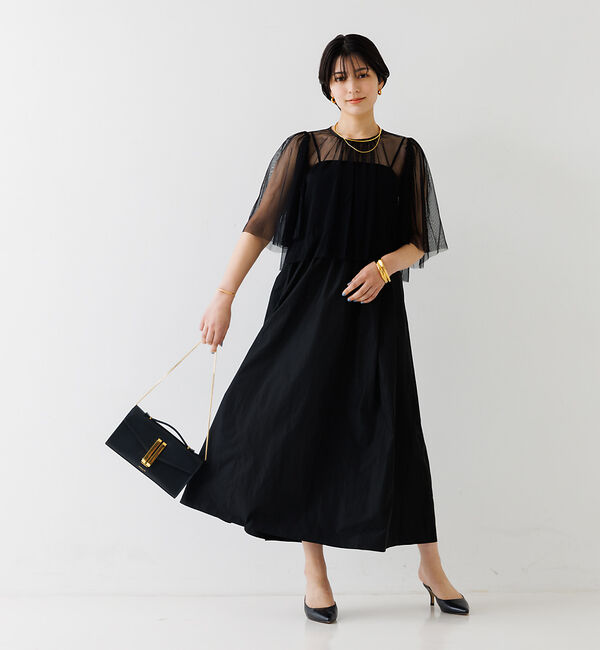 Rouge vif「チュールセット2WAY フレアワンピース」|ワンピース|