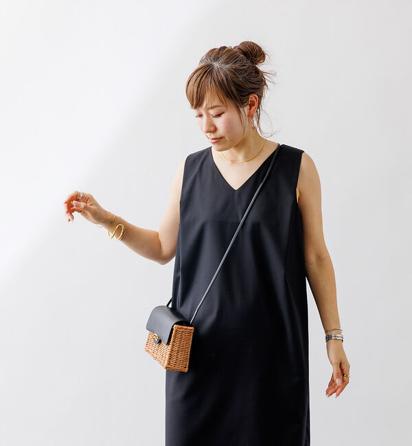 Rouge vif「バックドレープワンピース」|ワンピース|