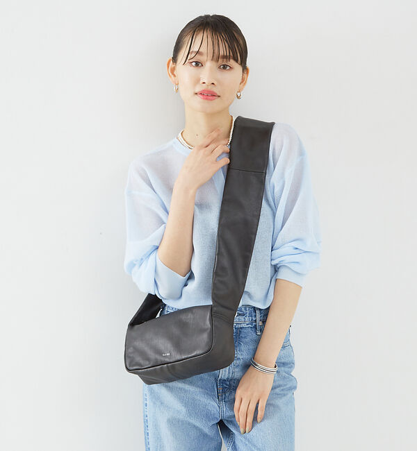 Rouge vif「【YArKA/ヤーカ】ワイドベルトショルダーバッグ / ワンハンドル / 本革」|ショルダー・メッセンジャー|