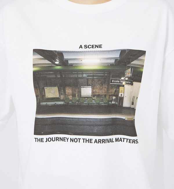 Rouge vif「【LE TRIO ABAHOUSE】A SCENE / グラフィックTシャツ　サ」|Tシャツ・カットソー|