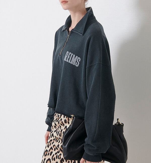 Rouge vif「【REMI RELIEF/レミレリーフ】別注ハーフzipスウェット」|スウェット・ジャージ|