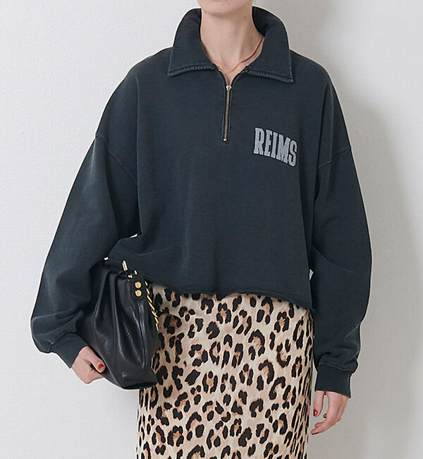 Rouge vif「【REMI RELIEF/レミレリーフ】別注ハーフzipスウェット」|スウェット・ジャージ|