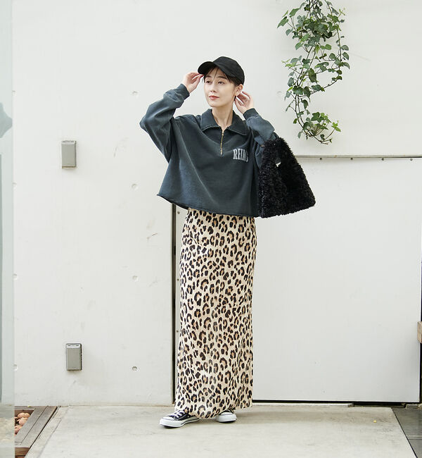 Rouge vif「【REMI RELIEF/レミレリーフ】別注ハーフzipスウェット」|スウェット・ジャージ|