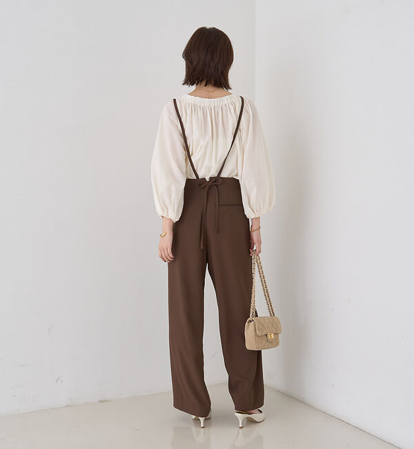 Rouge vif「ジョーゼットサスペンダーパンツ」|その他|