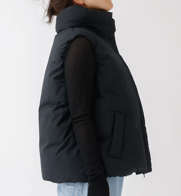 Rouge vif「2WAYフードダウンベスト」|ダウン|